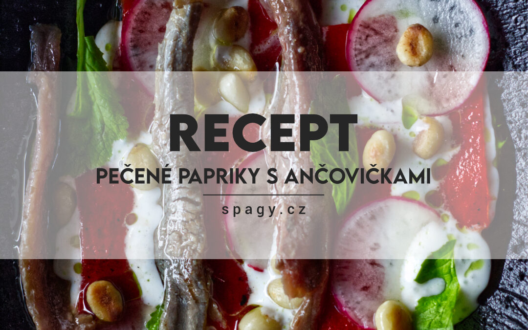 Pečené papriky s ančovičkou