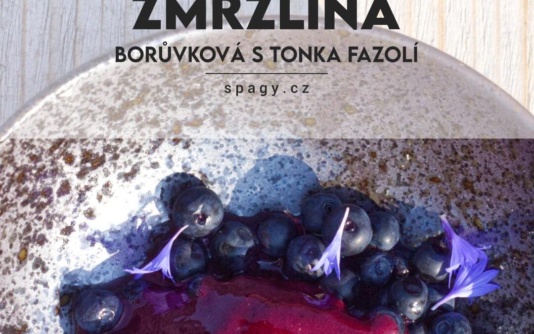 Borůvková nebo malinová zmrzlina